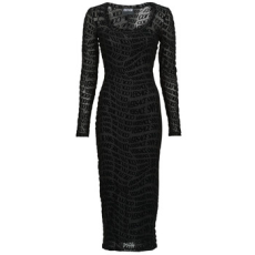 Versace Jeans Couture Hosszú ruhák 79HAO920 Fekete DE 34