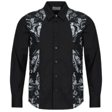Versace Jeans Couture Hosszú ujjú ingek 79GAL208 Fekete IT 46