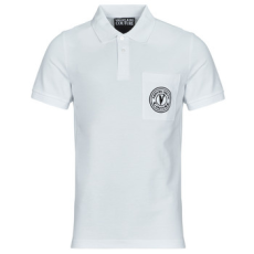 Versace Jeans Couture Rövid ujjú galléros pólók 78GAGT01 Fehér EU XXL