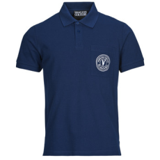 Versace Jeans Couture Rövid ujjú galléros pólók 78GAGT01 Kék EU XL
