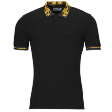 Versace Jeans Couture Rövid ujjú galléros pólók GAGT05 Fekete EU M
