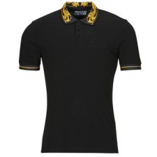 Versace Jeans Couture Rövid ujjú galléros pólók GAGT05 Fekete EU S férfi póló