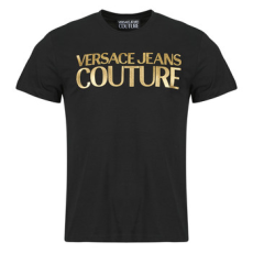 Versace Jeans Couture Rövid ujjú pólók 80GAHT00 Fekete  EU M