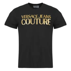 Versace Jeans Couture Rövid ujjú pólók 80GAHT00 Fekete  EU S