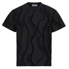 Versace Jeans Couture Rövid ujjú pólók MAGLIET.77GAH6R0 Fekete EU M férfi póló
