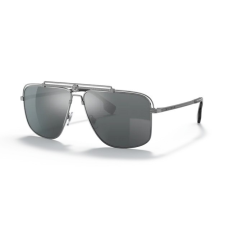 Versace VE2242 10016G GUNMETAL LIGHT GREY MIRROR BLACK napszemüveg