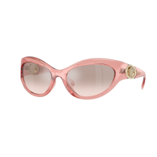 Versace VE4485 53228Z Transparent Pink Light Brown Mirror Silver Grad napszemüveg napszemüveg
