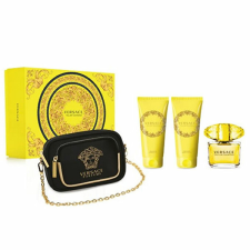 Versace Yellow Diamond Ajándékszett, eau de toilette 90ml + testápoló 100ml + tusfürdő 100ml + táska, női kozmetikai ajándékcsomag