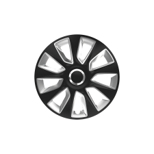 Versaco Dísztárcsa 14" Stratos Ring Chrome Black & Silver (4 darabos garnitúra) dísztárcsa
