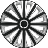 Versaco Dísztárcsa 15" Trend Ring Chrome Black & Silver