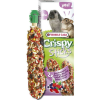 Versele-Laga Crispy Sticks Rabbits Chichilla Dupla rúd (erdei gyümölcs) - kiegészítő eleség nyulak és Csincsilla részére (110g)