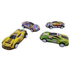  Versenyautó Die-Cast 7cm autópálya és játékautó