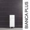 Vertex Bianca Plus 30 alacsony szekrény 1 ajtóval, 1 fiókkal, magasfényű fehér színben, jobbos
