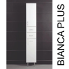 Vertex Bianca Plus 30 magas szekrény 1 ajtóval, 2 fiókkal, szennyestartóval, sonoma tölgy színben, jobbos