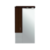 Vertex Bianca Plus 55 fürdőszoba bútor felsőszekrény, magasfényű fehér színben, jobbos nyitásirány