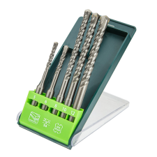 Verto Betonfúró készlet SDS PLUS 5db. - 5, 6 x110mm + 8, 10, 12 x160mm barkácsgép tartozék