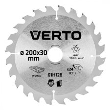 Verto körfűrészlap keményfém fogakkal, 200x30mm, 24 fog fűrészlap