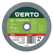 Verto köszörűkorong 125mm (2db/csomag) csiszolókorong és vágókorong