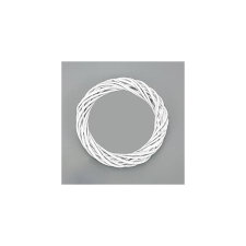  Vesszőkoszorú fehér, átmérője 10 cm dekorációs kellék