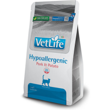 Vet Life Natural Diet Cat Hypoallergenic Pork & Potato 400 g macskaeledel