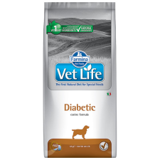 Vet Life Natural Diet Dog Diabetic 12kg kutyaeledel