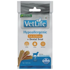 VET LIFE Natural Diet Dog Jutalomfalat Hypo Fish&potato Adult Med&max 100g jutalomfalat kutyáknak