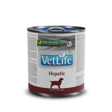Vet Life Natural Diet Dog konzerv Hepatic 300g kutyaeledel