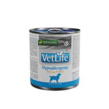 Vet Life Natural Diet Dog konzerv Hypoallergenic Fish&Potato 300g kutyaeledel