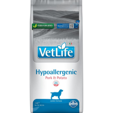 VET LIFE Vet Life Natural Diet Dog Hypoallergenic Pork&Potato 12kg kutyaeledel
