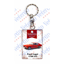 Veterán autós kulcstartó - Ford Capri 1700 GT piros kulcstartó