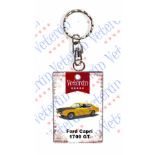  Veterán autós kulcstartó - Ford Capri 1700 GT sárga kulcstartó