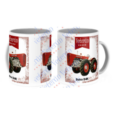  Veterán traktoros bögre - Dutra D4k piros bögrék, csészék