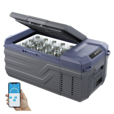 Vevor 15 literes egyzónás kompresszoros autós hűtőláda hordozható fagyasztó hűtőtáska