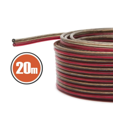 Vezeték LED szalaghoz, piros/fekete (2x 1,5 mm2) 20 méter világítás