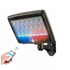  Vezeték nélküli Napelemes 140+6+6 LED fali lámpa fény-mozgásérzékelős távirányítóval - XG-T31... kültéri világítás