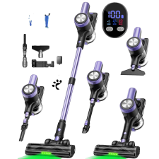  Vezeték nélküli porszívó, erős szívó, önálló kialakítás, H28V-lila, EU porszívó