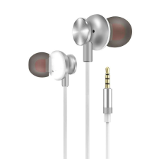 Vezetékes Fülhallgató, beépített mikrofonnal, hívásfogadás, 3,5mm jack sztereó fülhallgató, fejhallgató