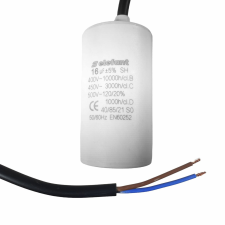 Vezetékkondenzátor CBB60 16µF 40x72mm 450V, Elefant villanyszerelés