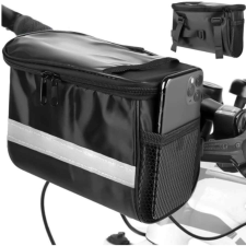 VG Kormányra rögzíthető kerékpár táska, telefontartóval kerékpáros táska