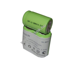 VHBW Helyettesítő akku Wella típus N-500AC 2/3A 1300mAh takarítógép akkumulátor