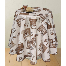  Viaszos vászon méterben 140cm széles sziv csészés coffe lakástextília