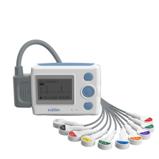 Viatom TH12 12 elvezetéses 24 órás mini EKG holter monitor gyógyászati segédeszköz