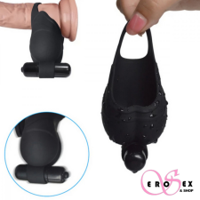  Vibrátoros herestimuláló köpeny péniszköpeny