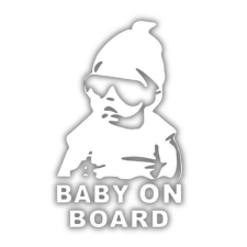 Vicces Baby on Board matrica matrica