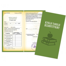  Vicces bizonyítvány, Kiváló tanuló ajándéktárgy