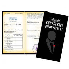  Vicces bizonyítvány, Legjobb keresztapa ajándéktárgy