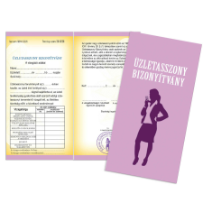  Vicces bizonyítvány, Üzletasszony ajándéktárgy