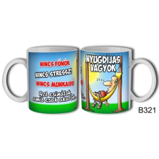  Vicces bögre, Nyugdíjas vagyok ajándéktárgy