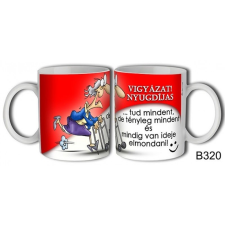 Vicces bögre, Vigyázat, nyugdíjas ajándéktárgy