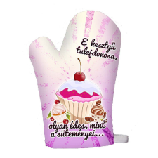  Vicces edényfogó kesztyű, E kesztyű tulajdonosa konyhai eszköz